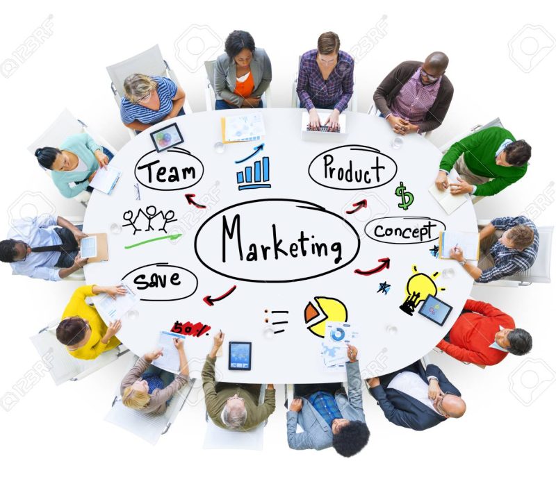 Marketing Strategy Team Business Commercial Advertising Concept